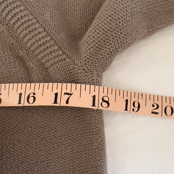 Banana Republic Brown Organic Cotton Long Sleeve Sweater Classic Sustainable - Picture 8 of 11